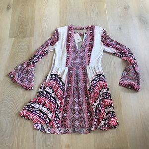 Free People Ivory Comb Dress